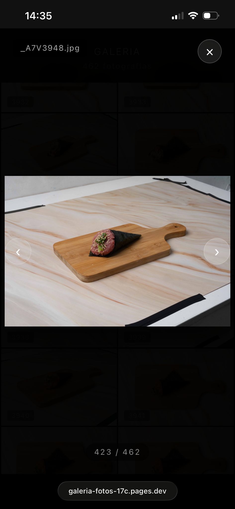 Temaki — exemplo 1